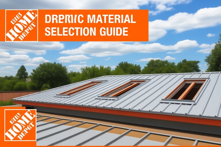Metal Roofing Material Selection Guide: How to Optimize Your Commercial Roof Maintenance Budget with Home Depot